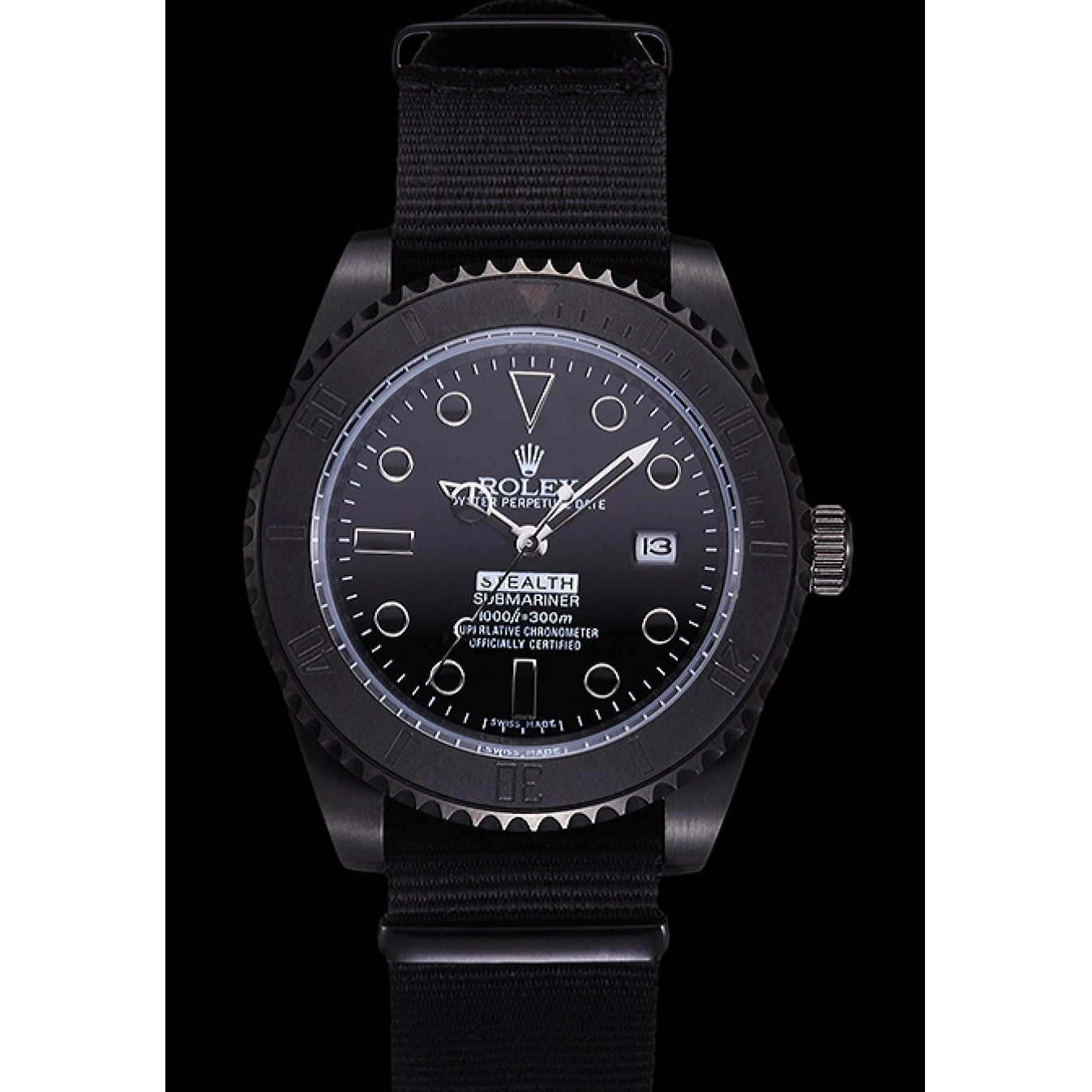 Aaa replica watch Stealth 621993 Submariner Rolex Black 0816